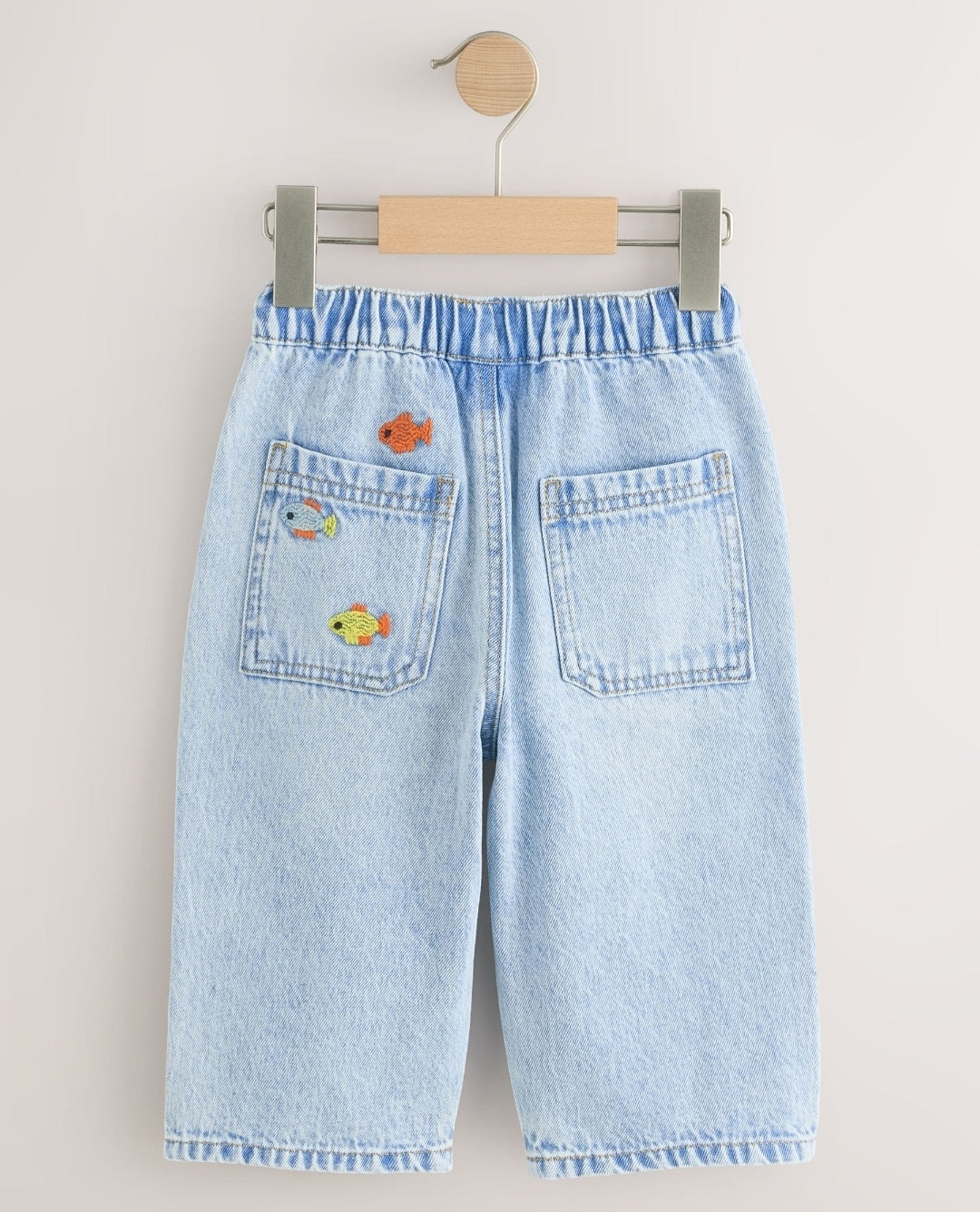 Bleach Denim Boat Wide Fit Jeans