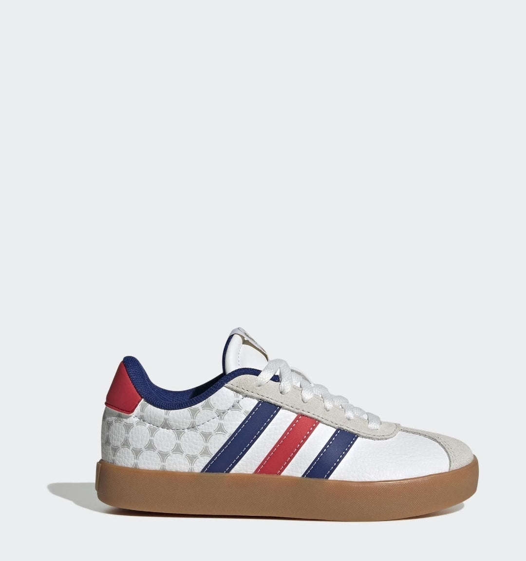 adidas White/Navy VL Court 3.0 Junior Trainers