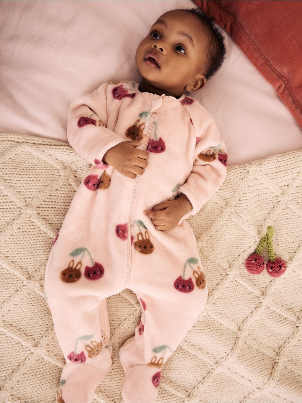 Pink Cat Two Way Zip Fleece
Sleepsuit