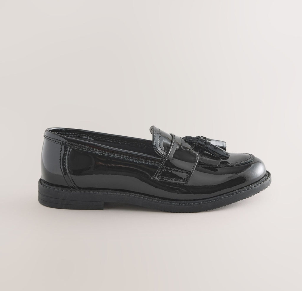 Black Patent Standard Fit (F)
Leather Tassel Loafer School Shoes