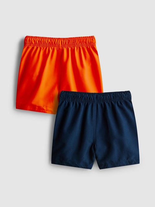 2pk Drawstring Swimming Shorts