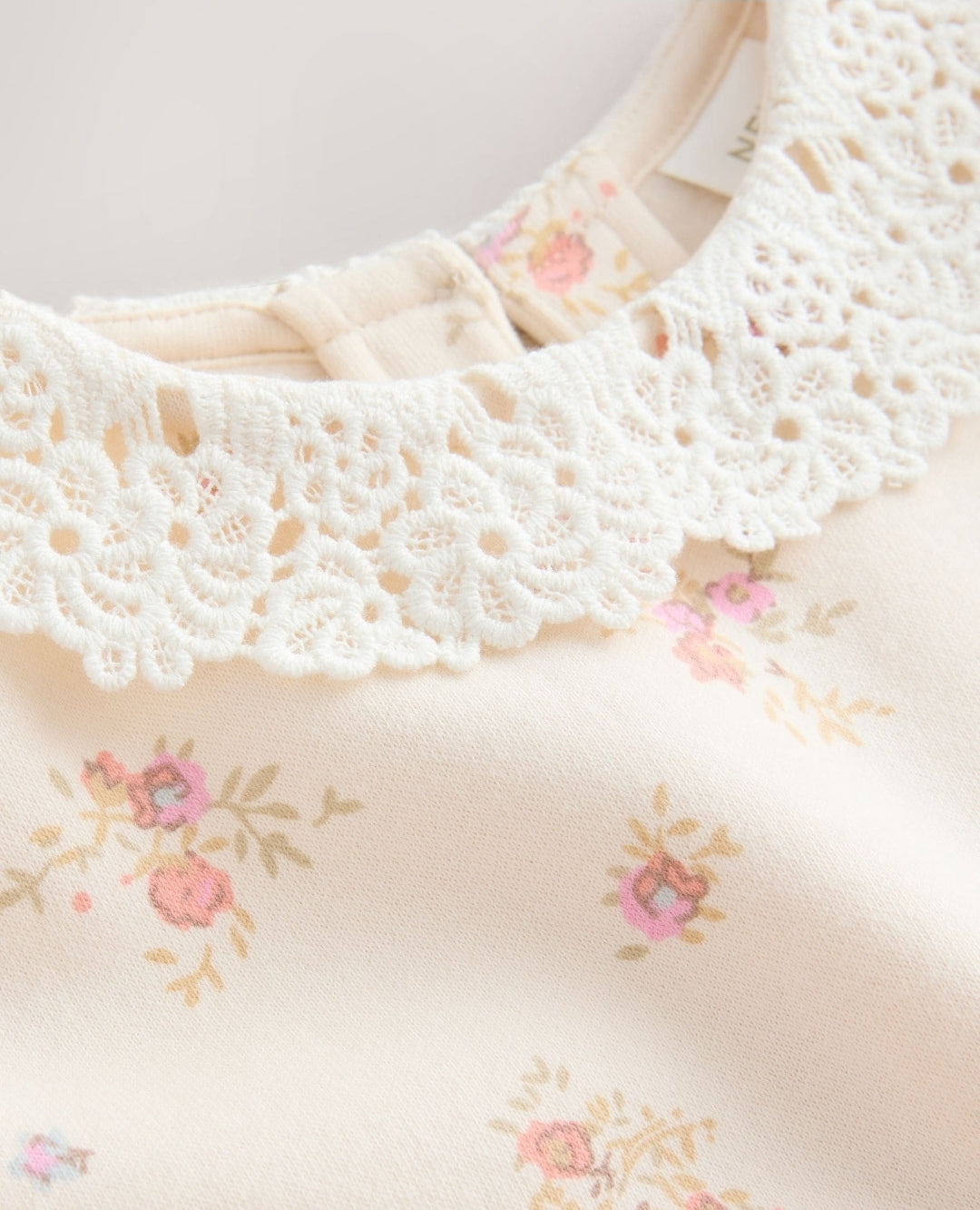 Light Pink Ditsy Floral Sweatshirt and Leggings Set