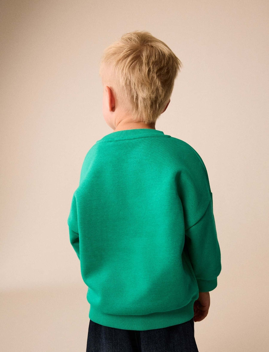 Green Juice Box Printed Crew Neck Sweat
Top