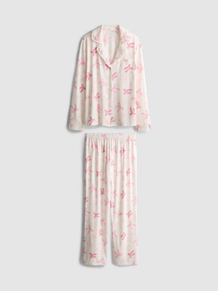 Primark Love To Lounge Printed Boyfriend Pyjamas