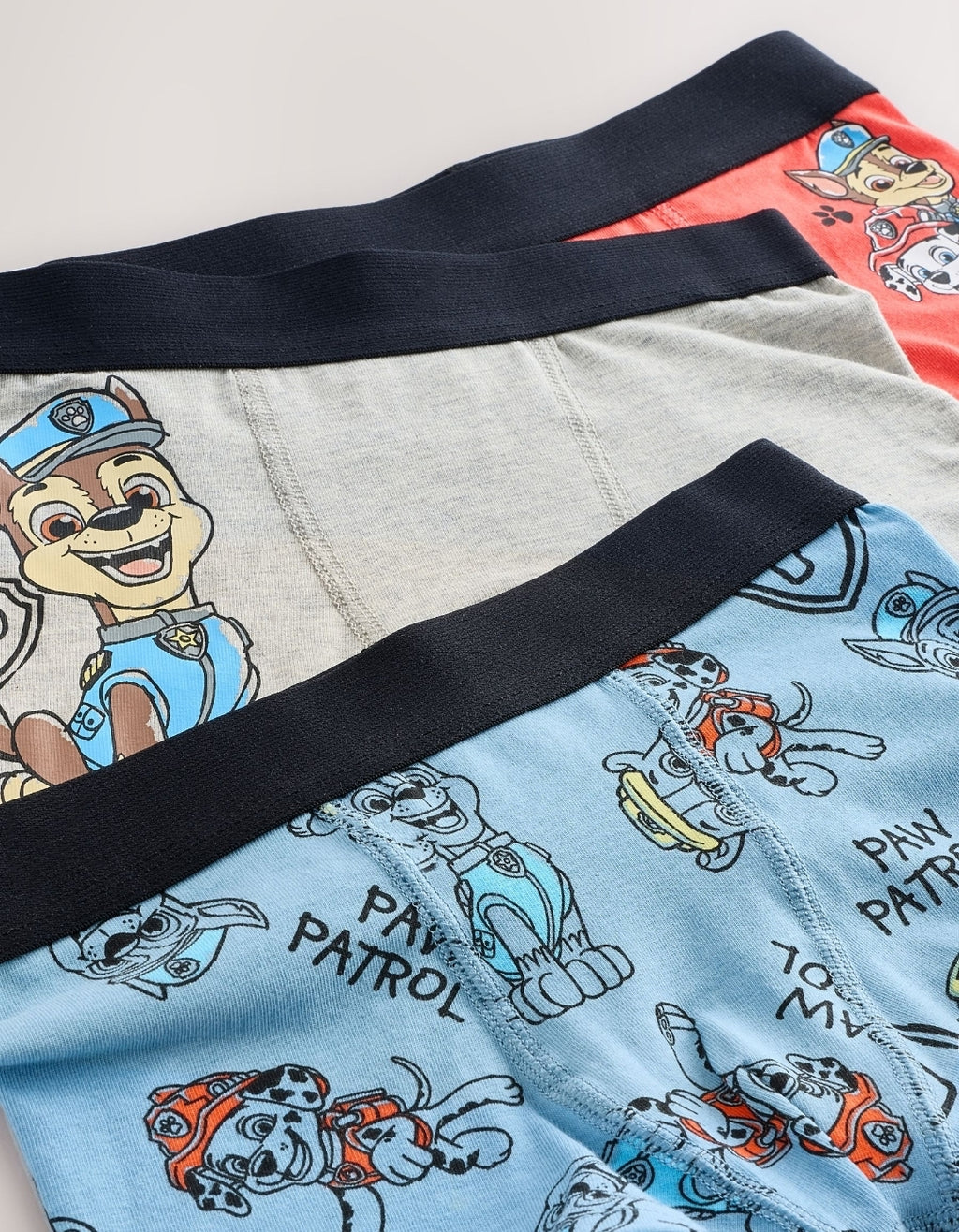 Red/Blue Trunks 3 Pack