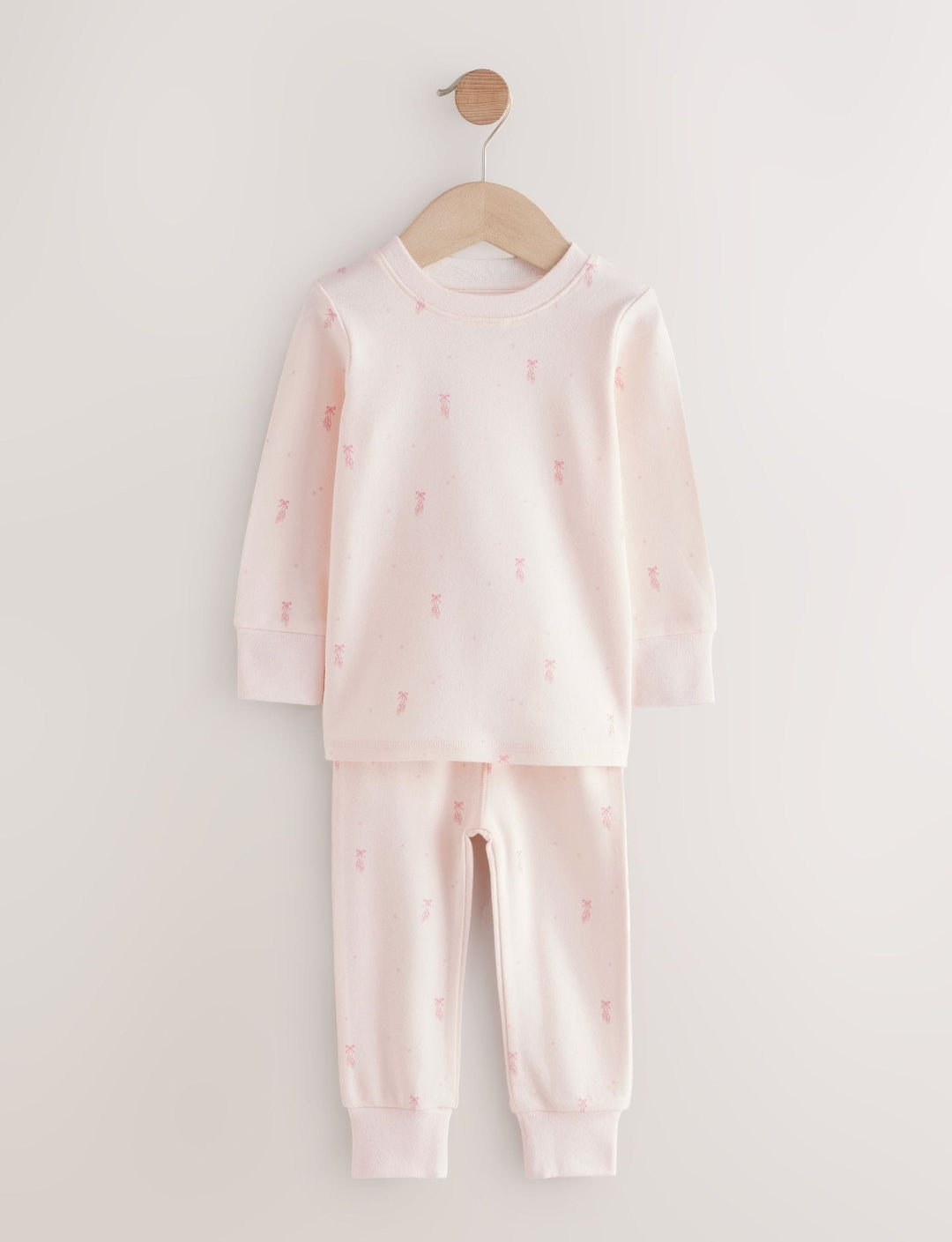 Pink/Cream Ballerina Snuggle Pyjamas 3 Pack