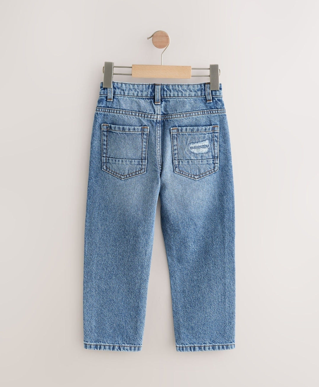 Mid Blue Loose Fit Authentic Jeans