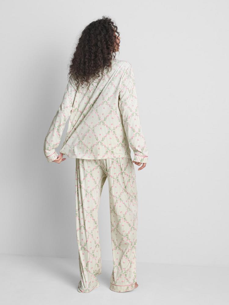 Primark Plush Printed Boyfriend Pyjamas