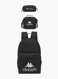 Kappa Logo Print Backpack with Lunch Bag and Pencil Case set