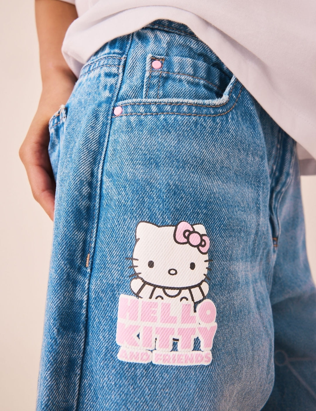 Hello Kitty Barrel Jeans