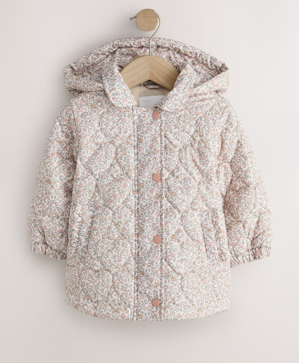 Ditsy Floral Shower Resistant Padded Coat