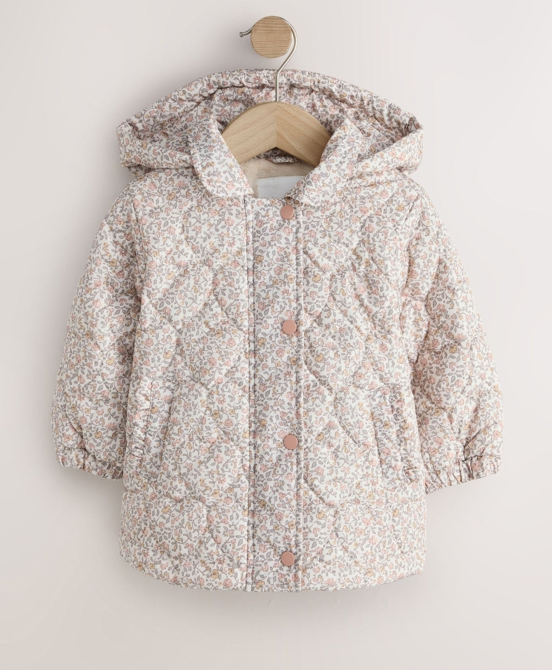 Ditsy Floral Shower Resistant Padded Coat