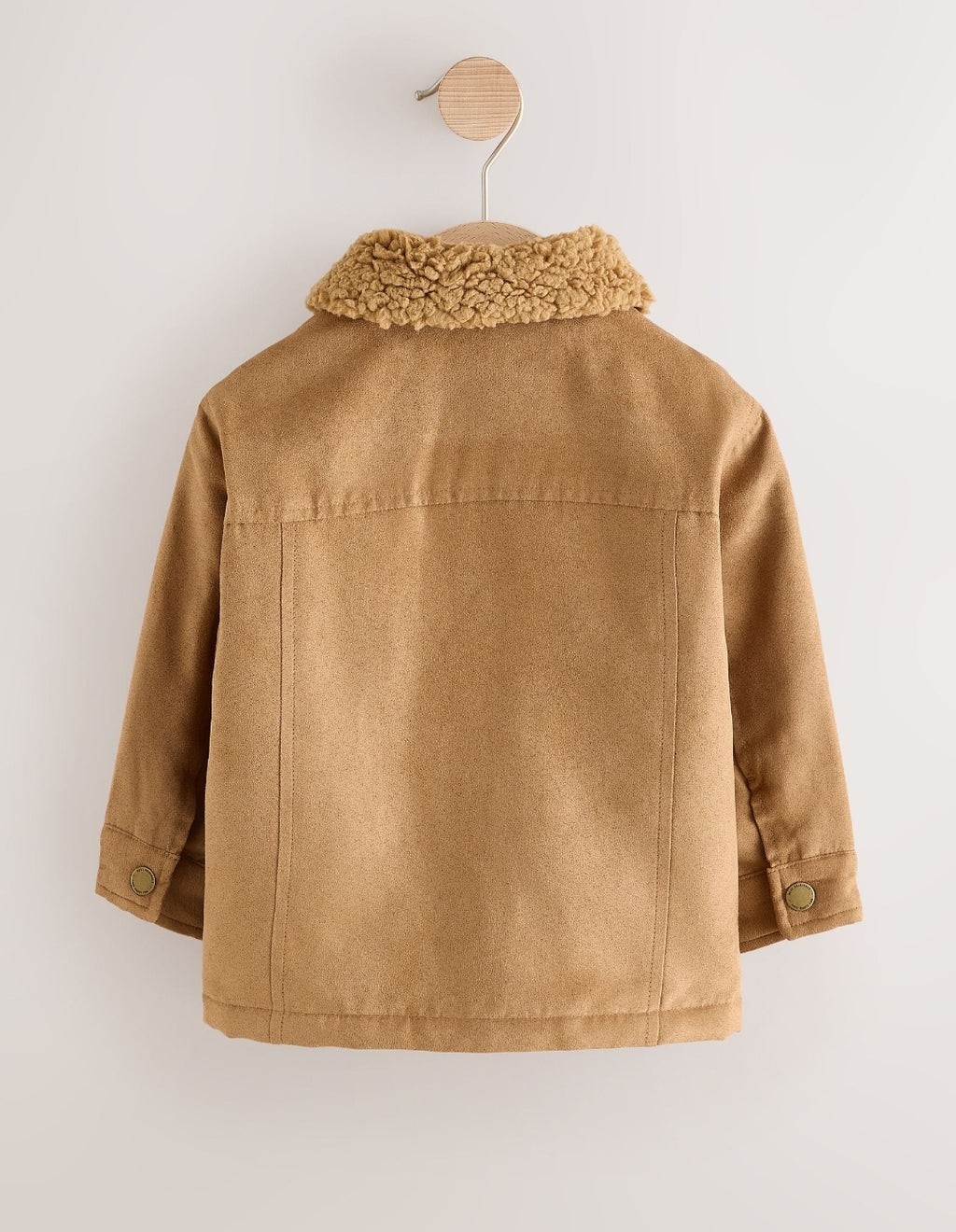 Tan Brown Faux Suede Borg Lined
Shacket