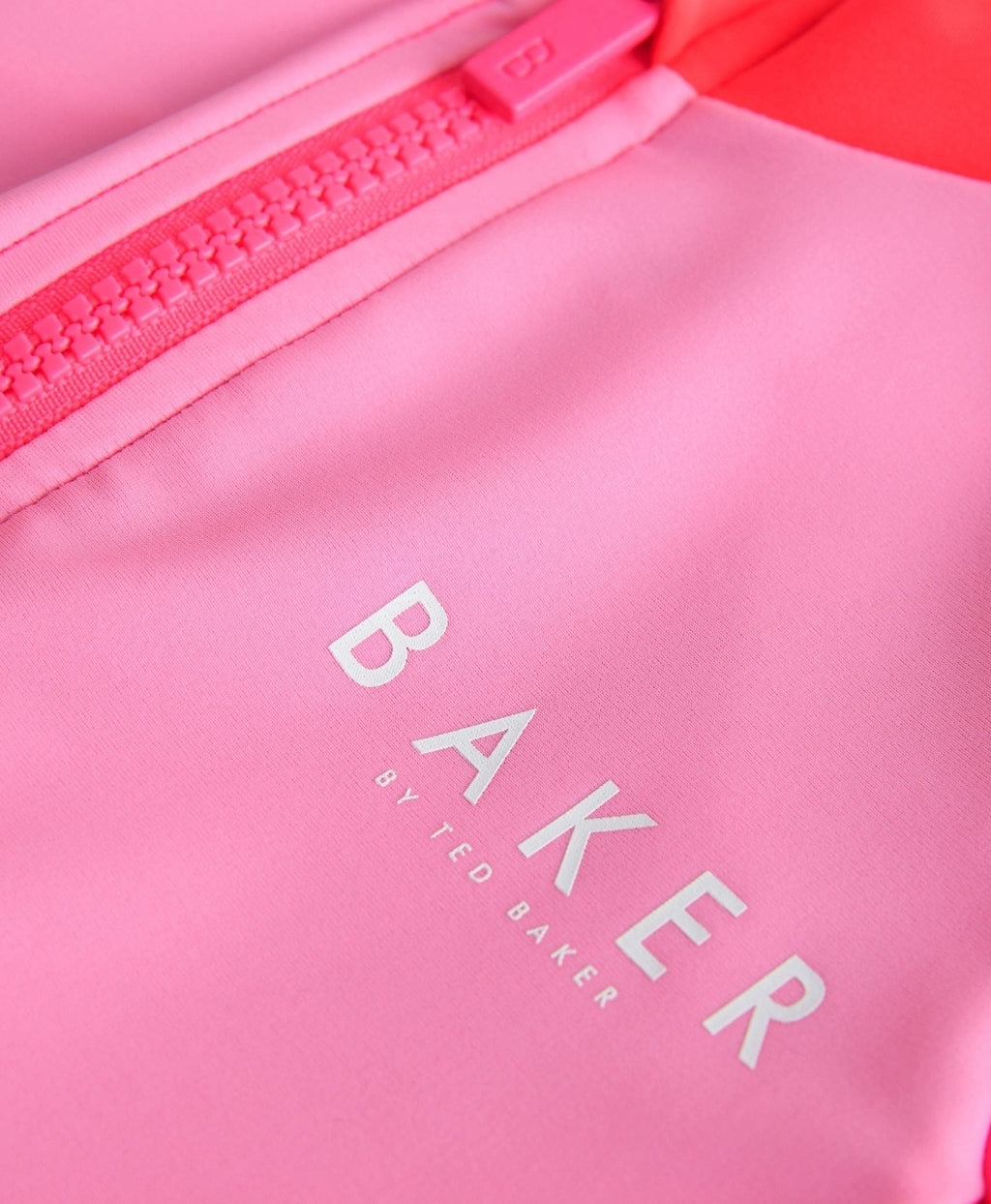 Baker by Ted Baker Pink Colour Block Rach 3 Piece Vest and Bikini