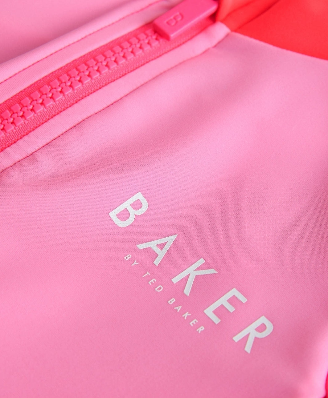 Baker by Ted Baker Pink Colour Block Rach 3 Piece Vest and Bikini