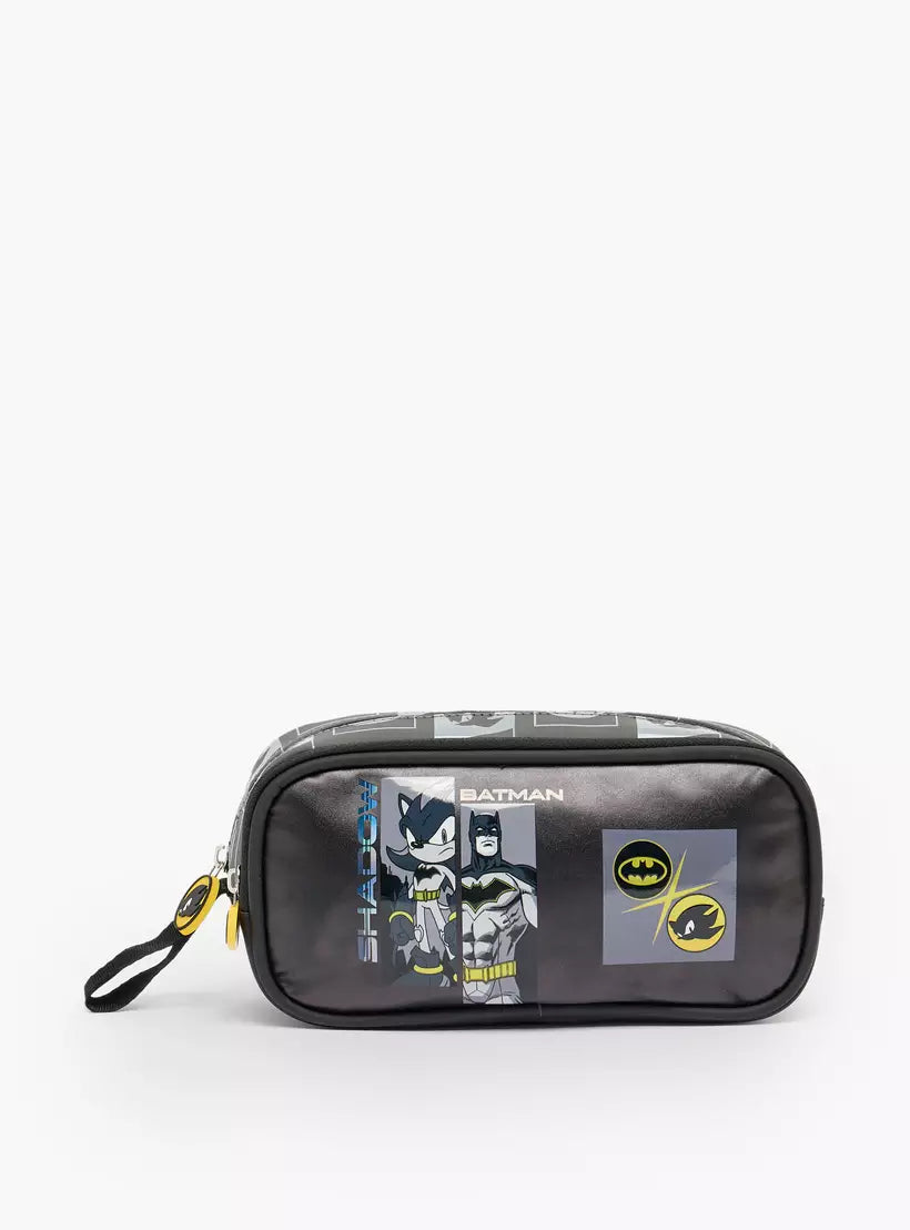 Hollywood Magic Batman Pencil Pouch with Zip Closure