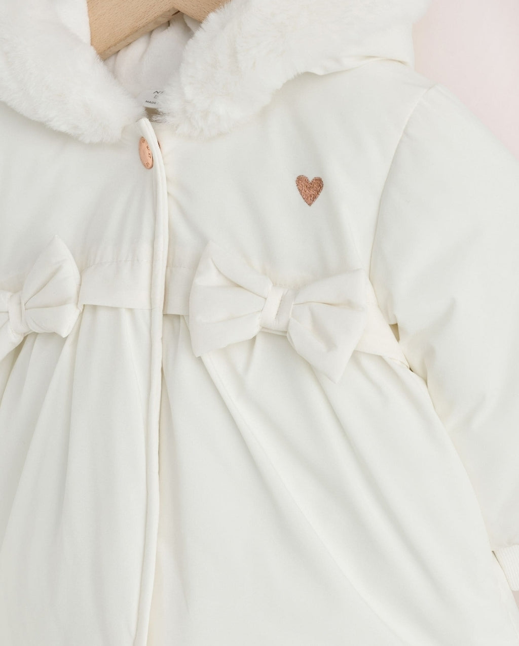 White Puffer Baby Jacket