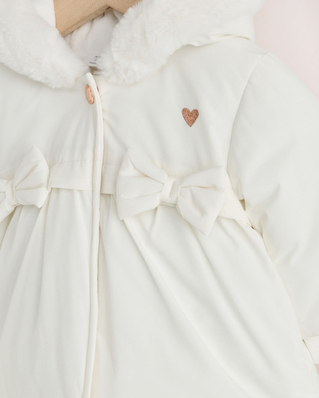 White Puffer Baby Jacket