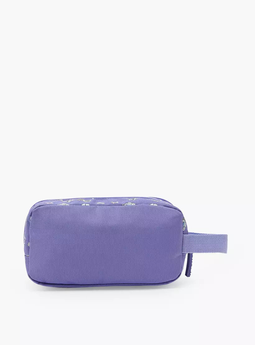 Sanrio Kuromi Print Pencil Pouch with Zip Closure