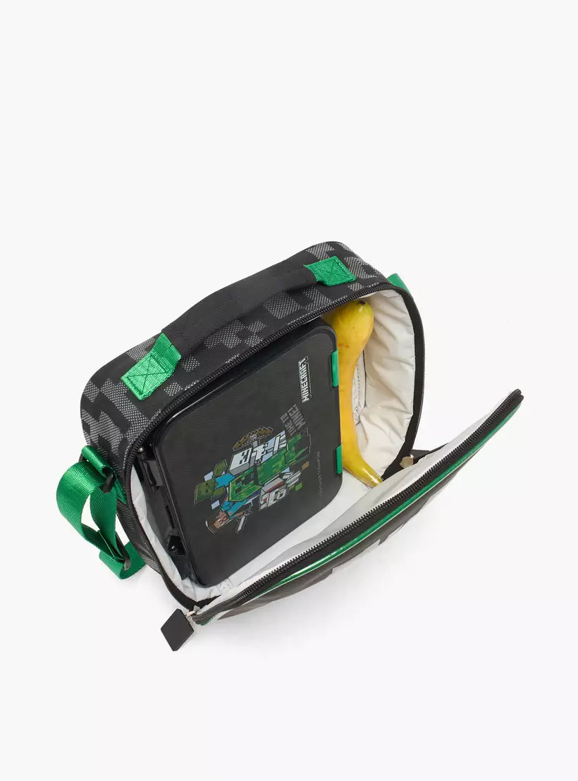 Minecraft Print Lunch Bag