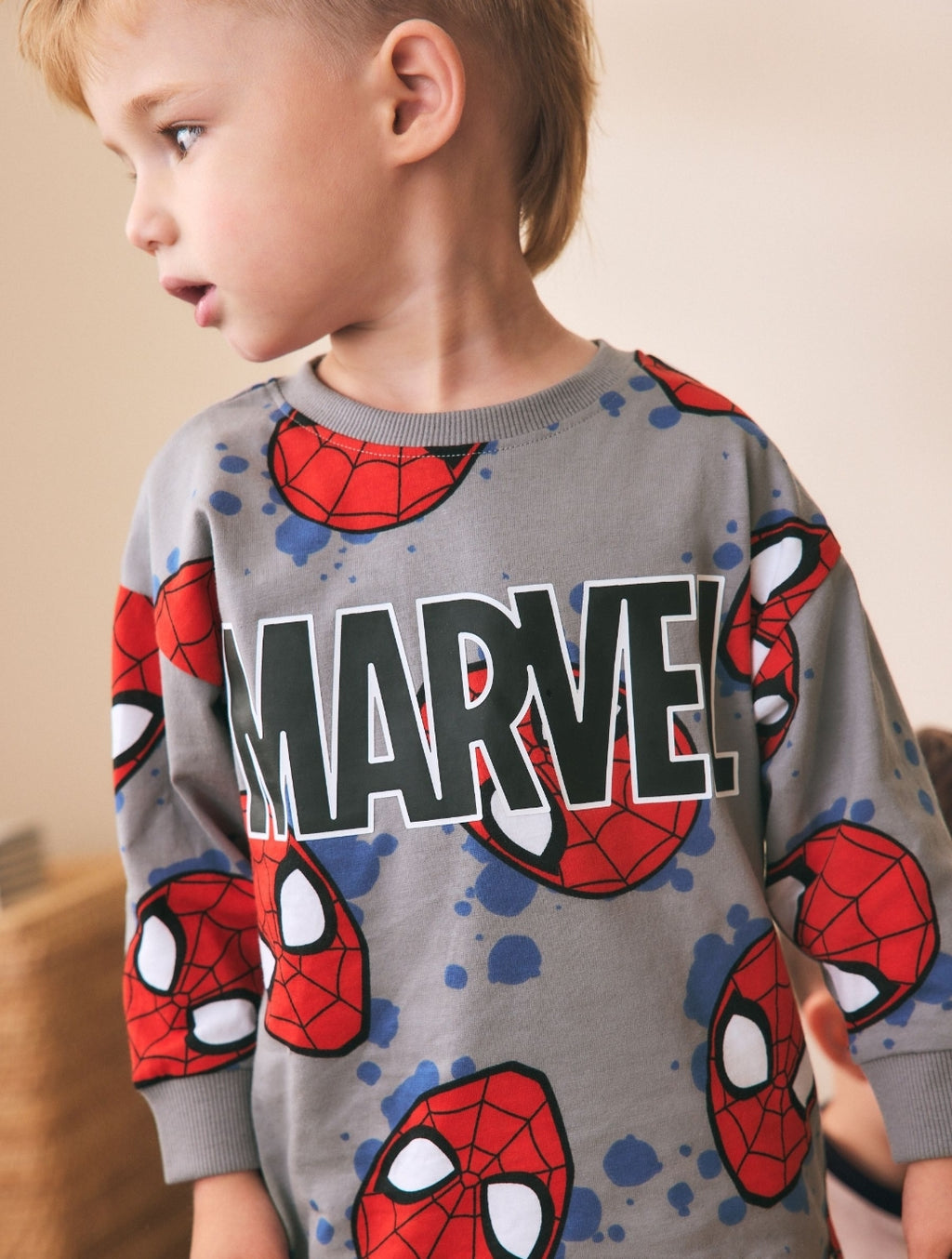 Red/Black/Grey Spiderman Long Sleeve Jogger Pyjamas 3 Pack