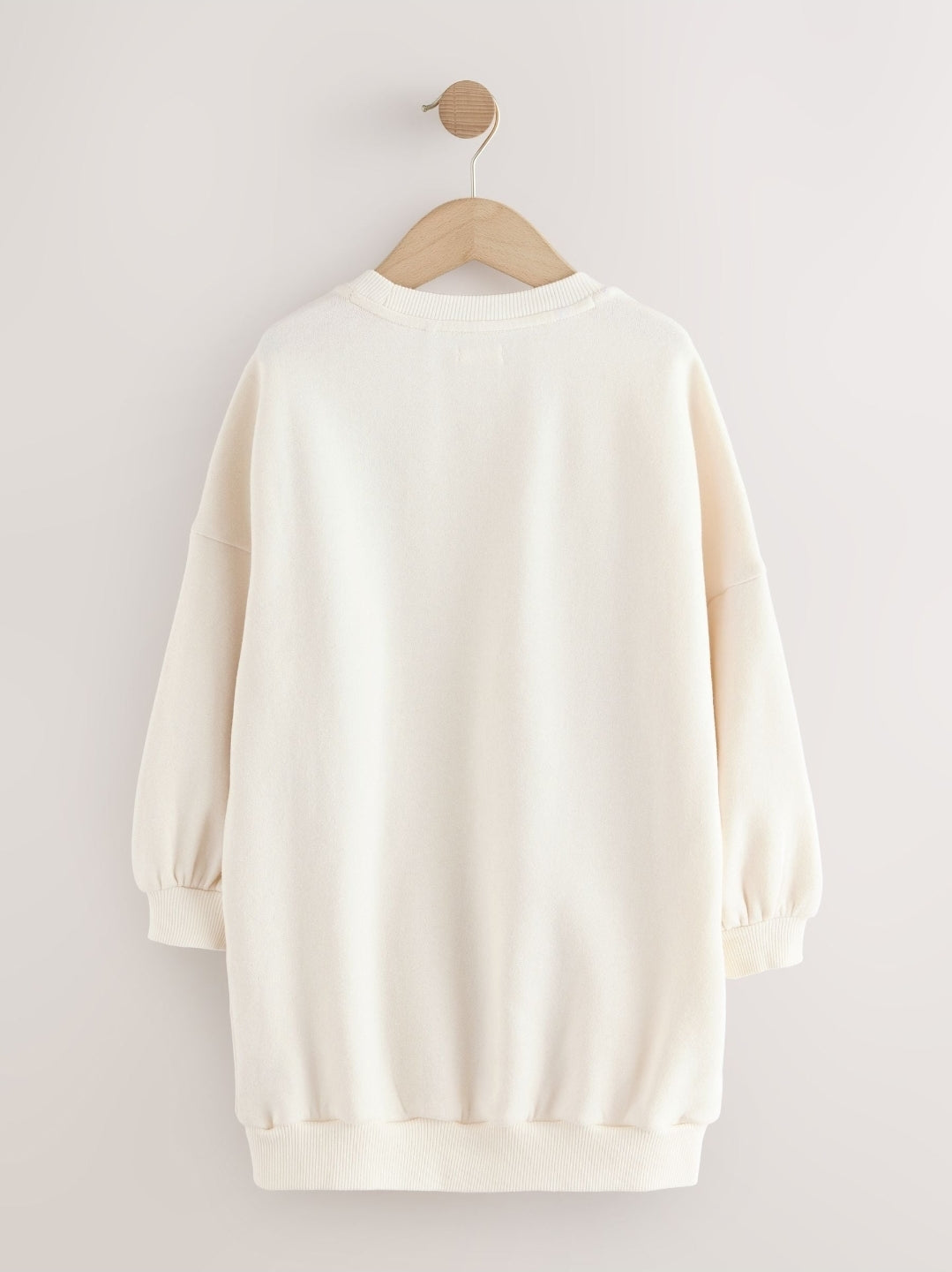 Ecru Unicorn Graphic Jumper Dress