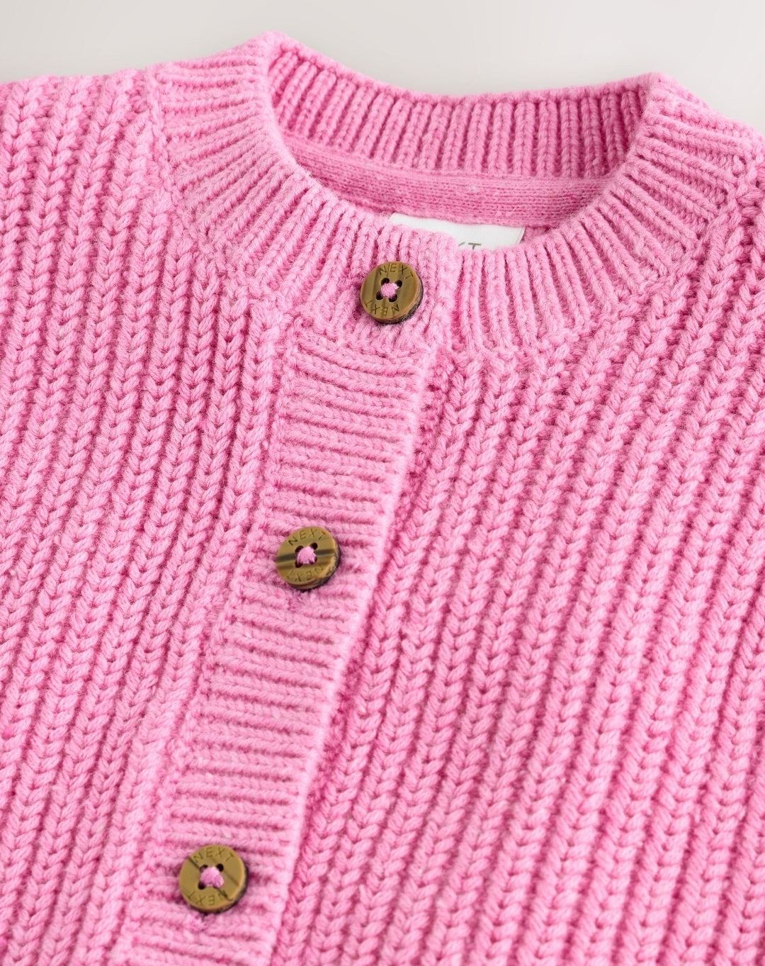 Pink Little Giggles Baby
Embroidered Back Cardigan