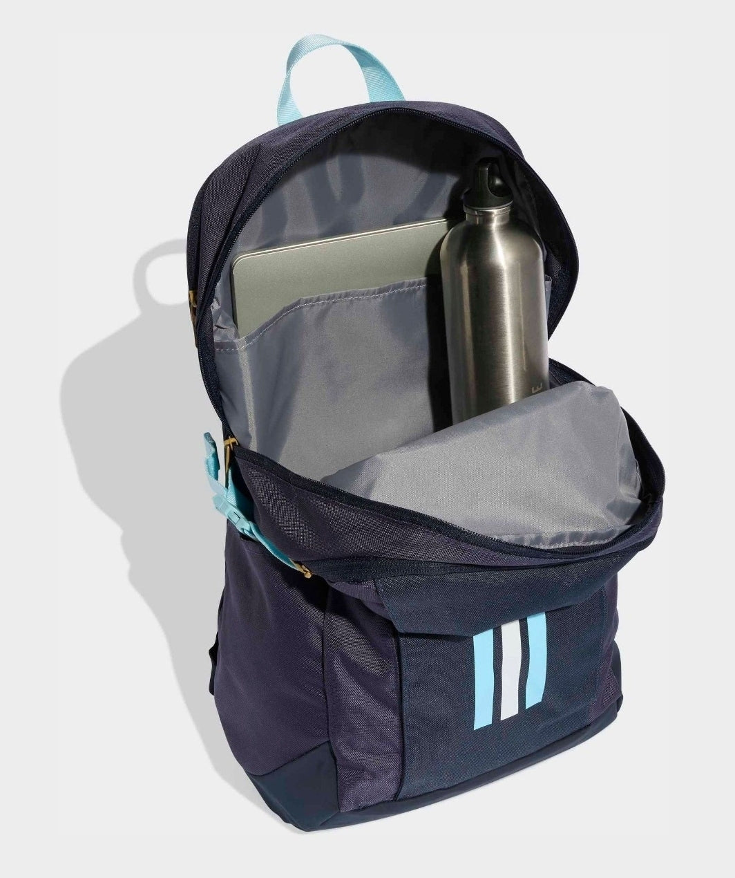 adidas Navy Blue 3 Stripe VIII Bag