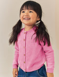 Pink Knit Cardigan