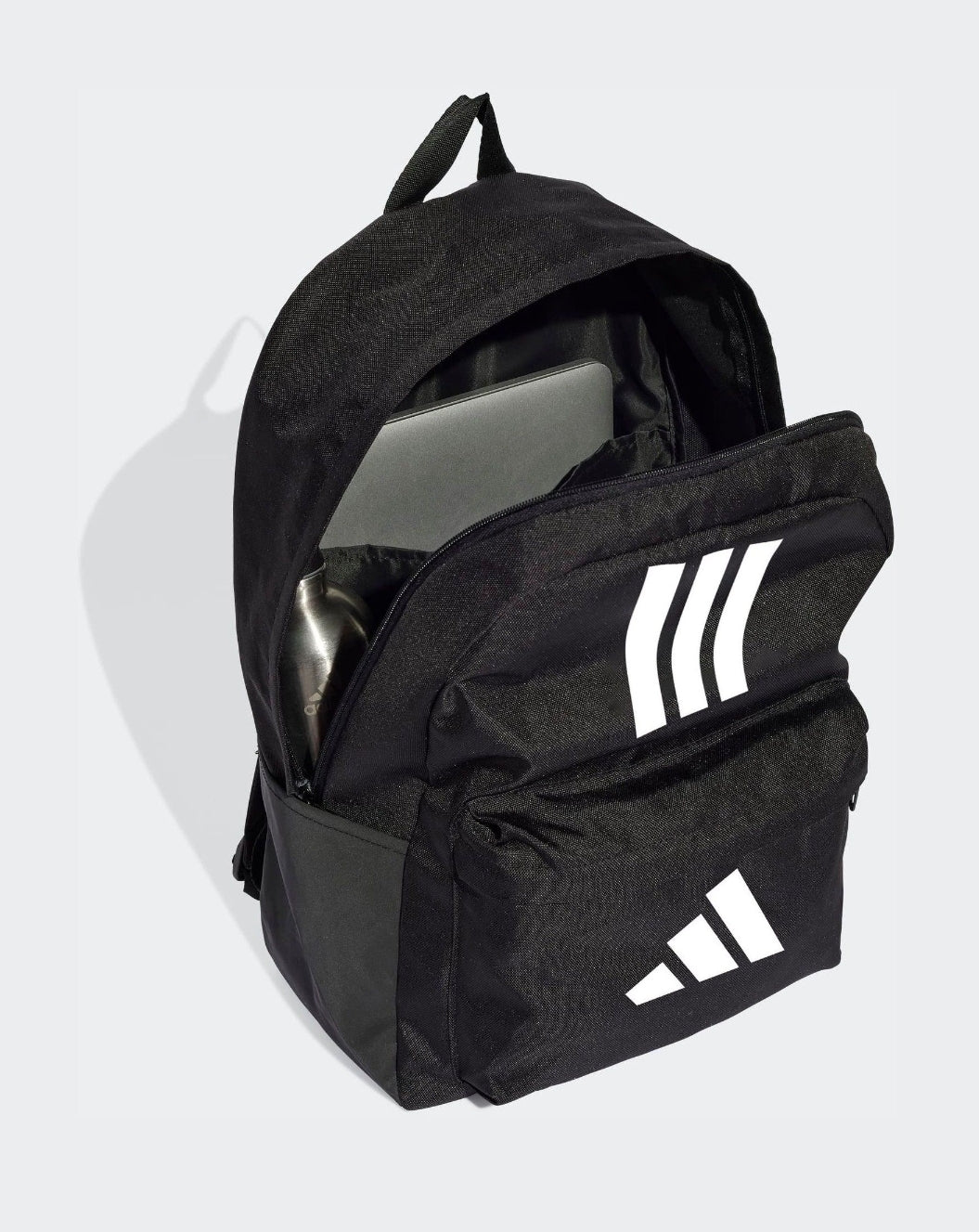 adidas Black/White Classic 3 Bar Logo Backpack