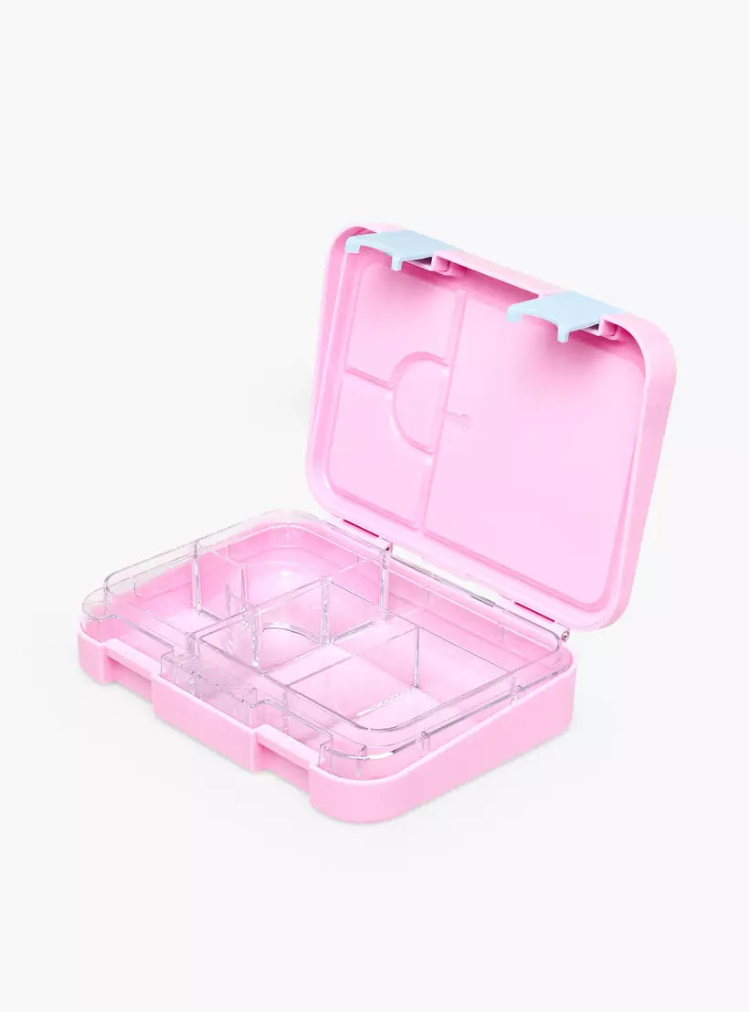 Sanrio Hello Kitty Print Bento Lunch Box for Girls with Clip Lock Lid
