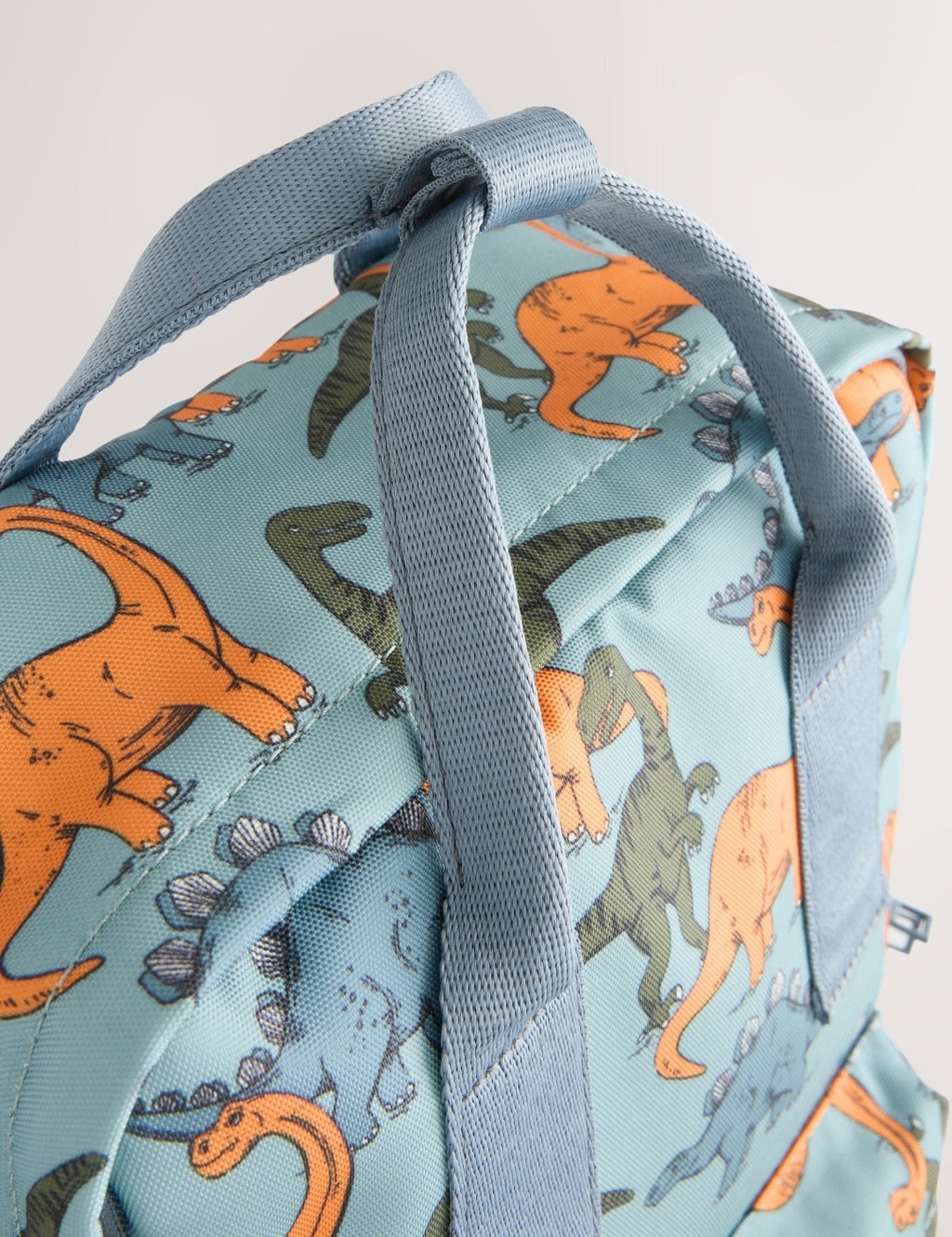 Blue Dinosaur Print Backpack 14 inches