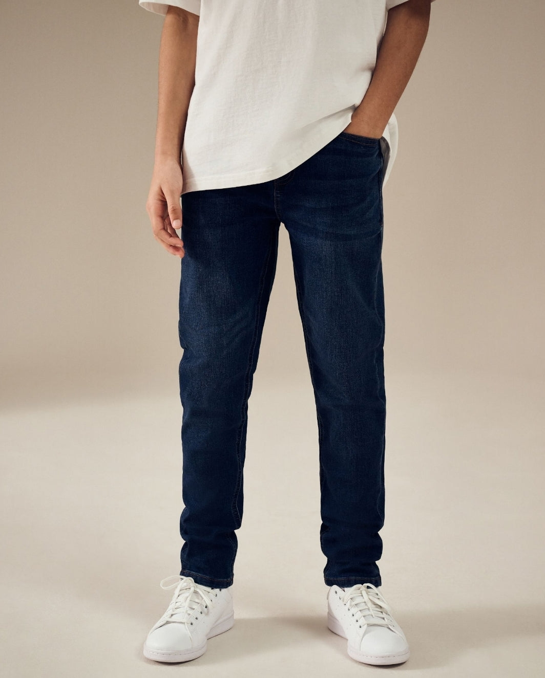 Blue Indigo Skinny Fit Stretch Jeans