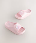 Pink Glitter Seashell Sliders