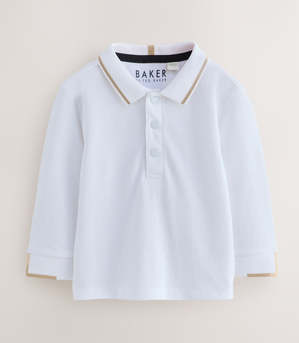 Baker by Ted Baker Stone Dungaree and Polo Shirt Set