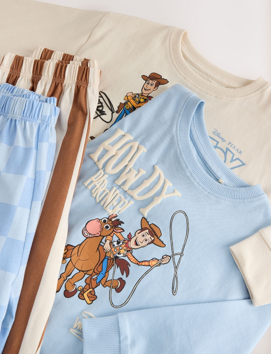 Blue/Ecru Toy Story Oversized Pyjamas 2 Pack