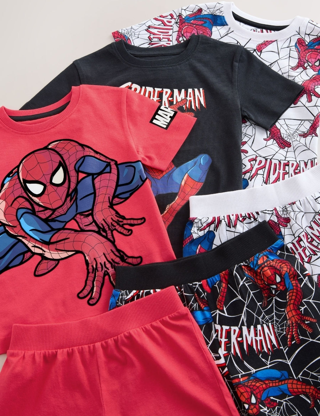 Black/Red Spiderman Short
Pyjamas 3 Pack