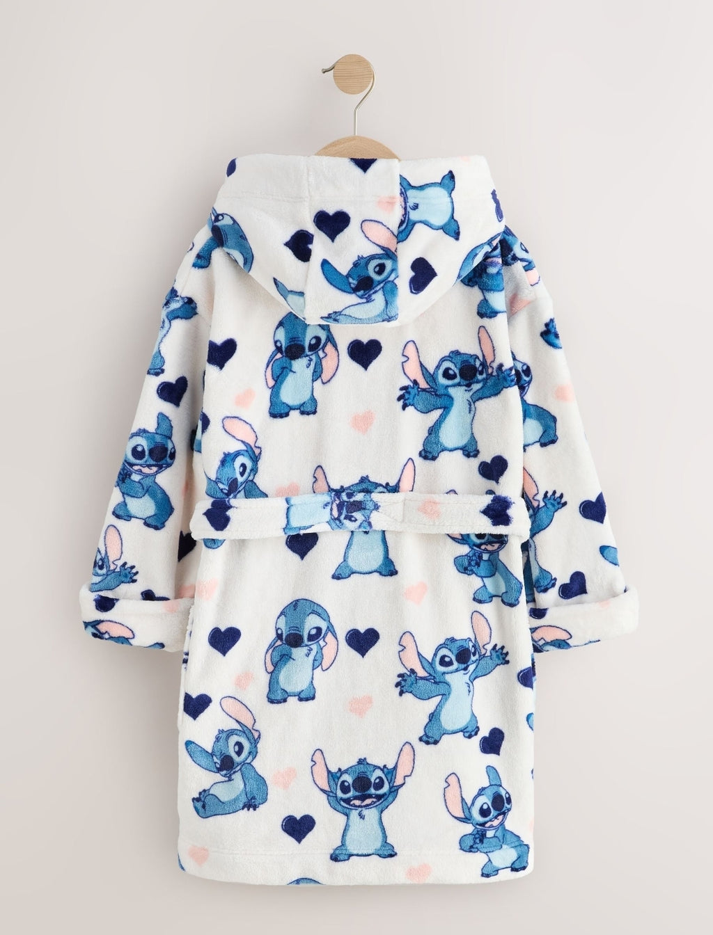 Blue Lilo and Stitch Fleece Dressing Gown