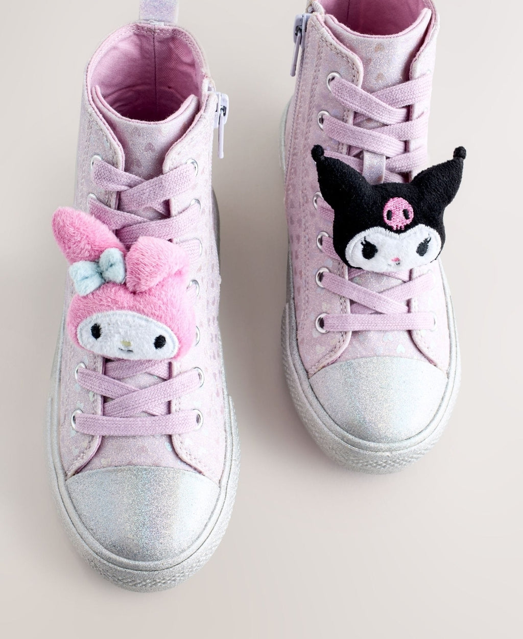 Purple Hello Kitty and Friends
Lace-Up High Top Trainers