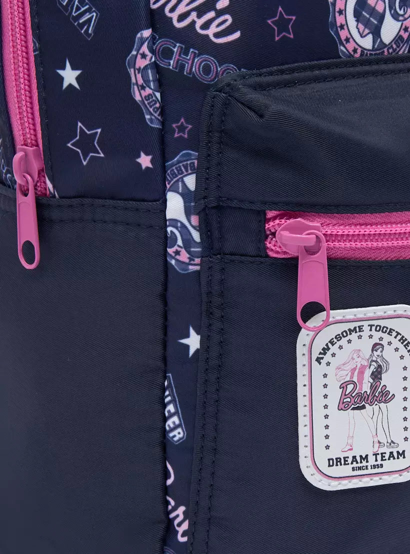 Barbie Printed School Backpack - 17 inches