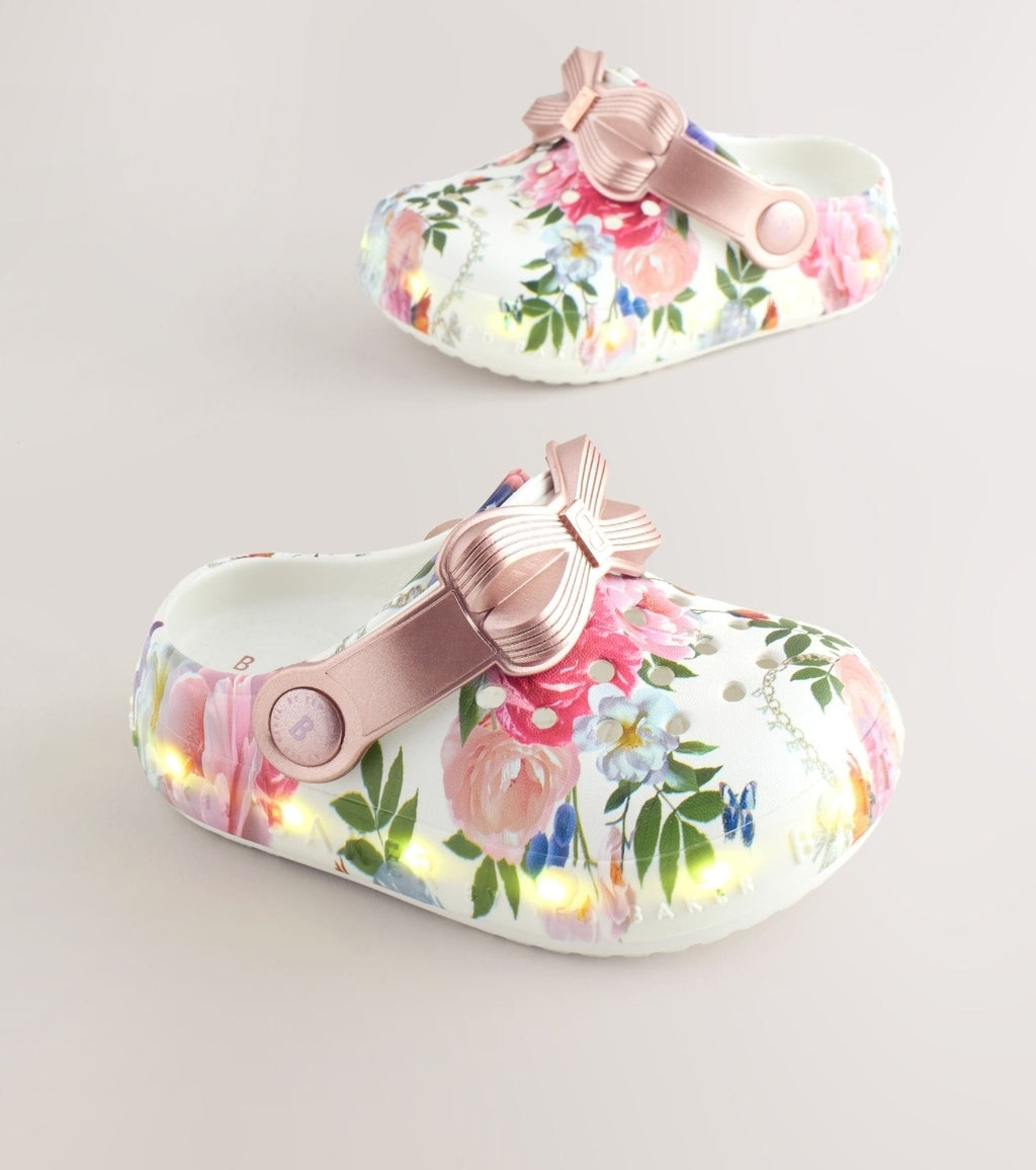 Baker by Ted Baker Girls Bow Clog Sandals