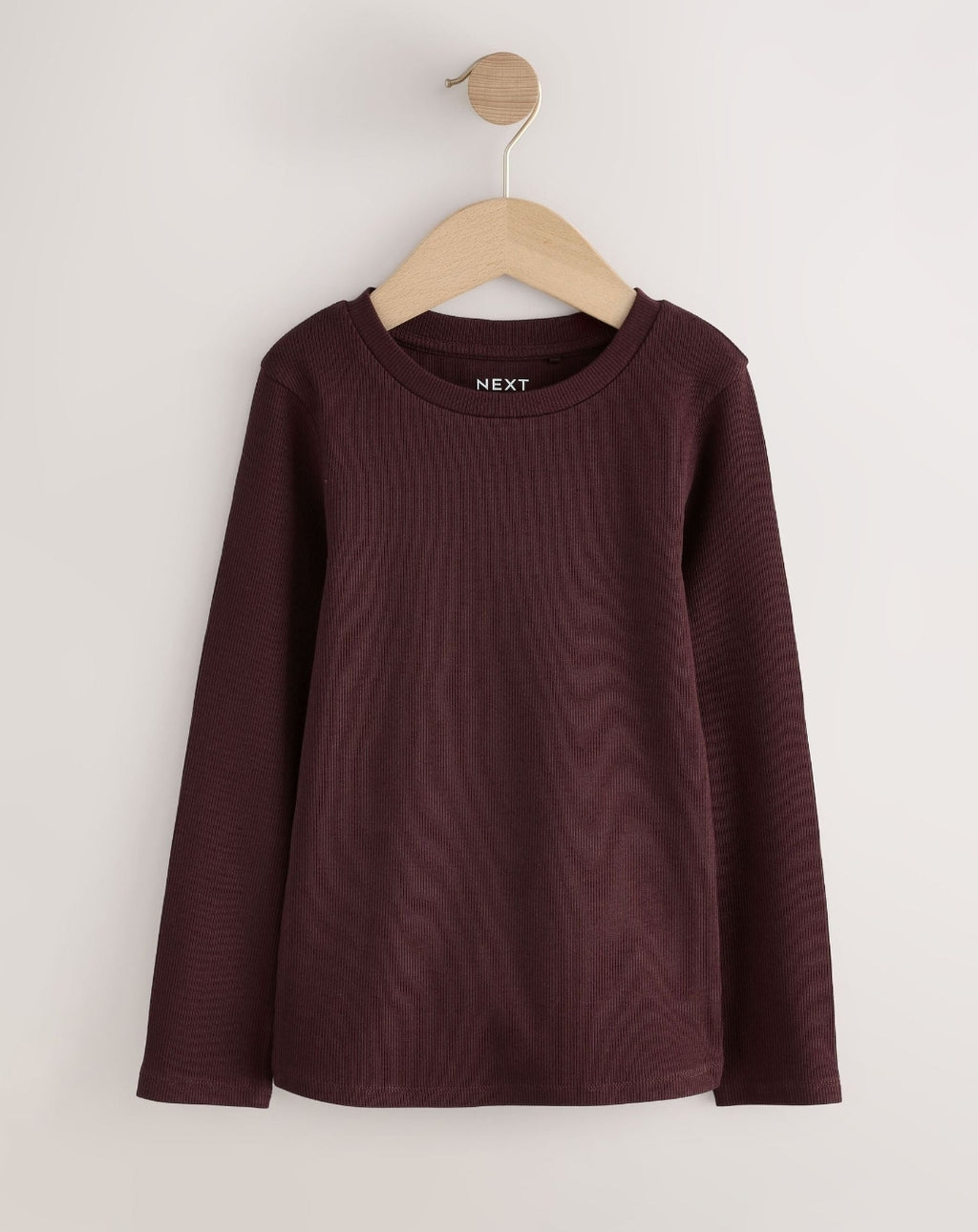Neutral Ribbed Long Sleeve Tops 5 Pack