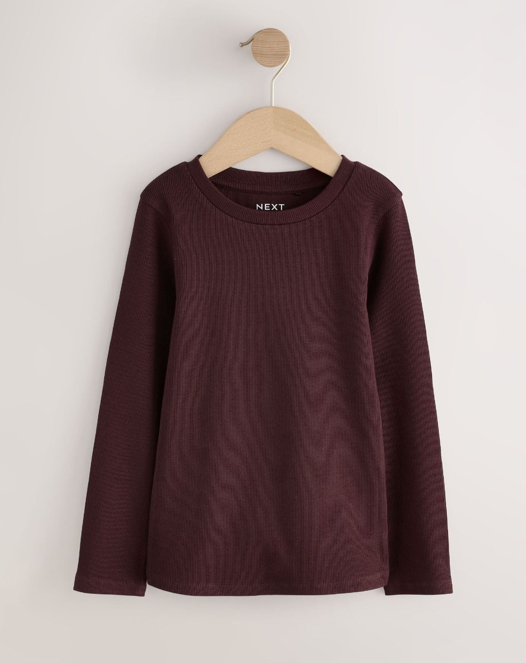 Neutral Ribbed Long Sleeve Tops 5 Pack