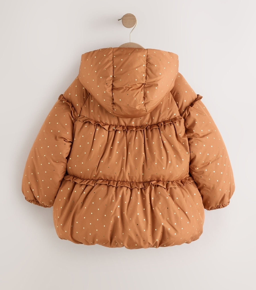 Toffee Gold Shower Resistant Padded Coat