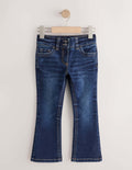 Dark Wash Low Rise Flared Jeans