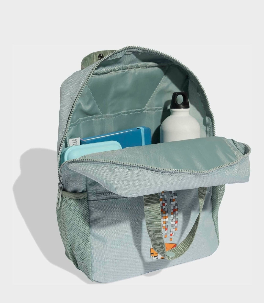 adidas Green Little Kids Minecraft Backpack