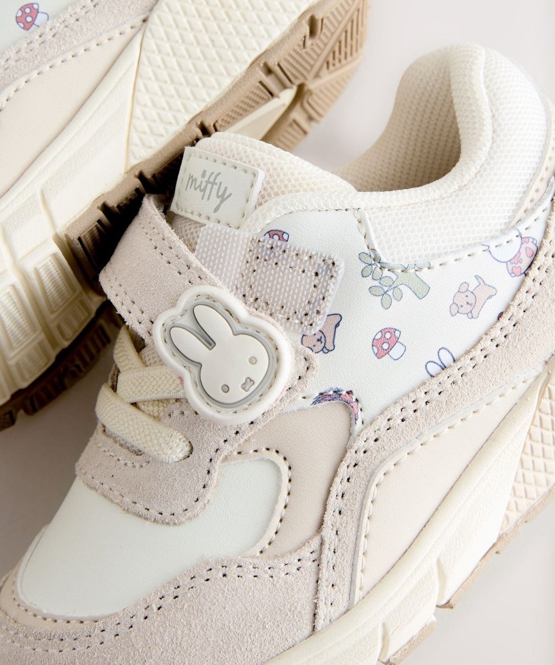 Neutral Miffy Touch Fasten Trainers