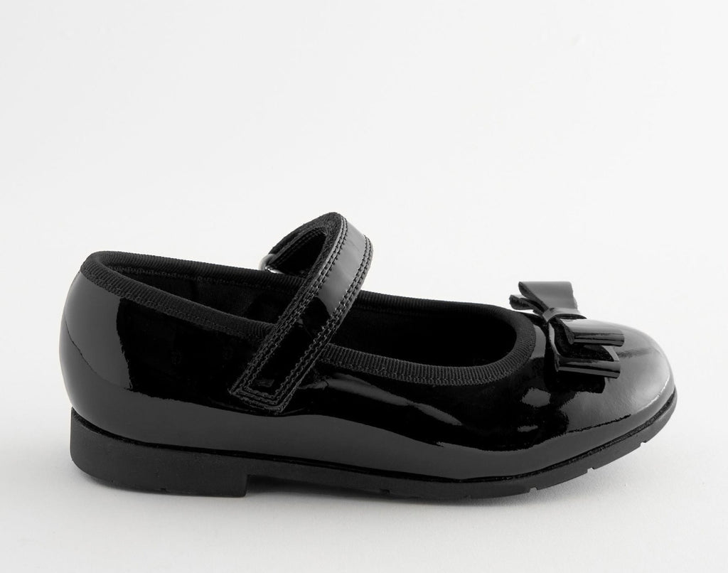 Black Patent Standard Fit (F)
School Leather Bow Mary Jane