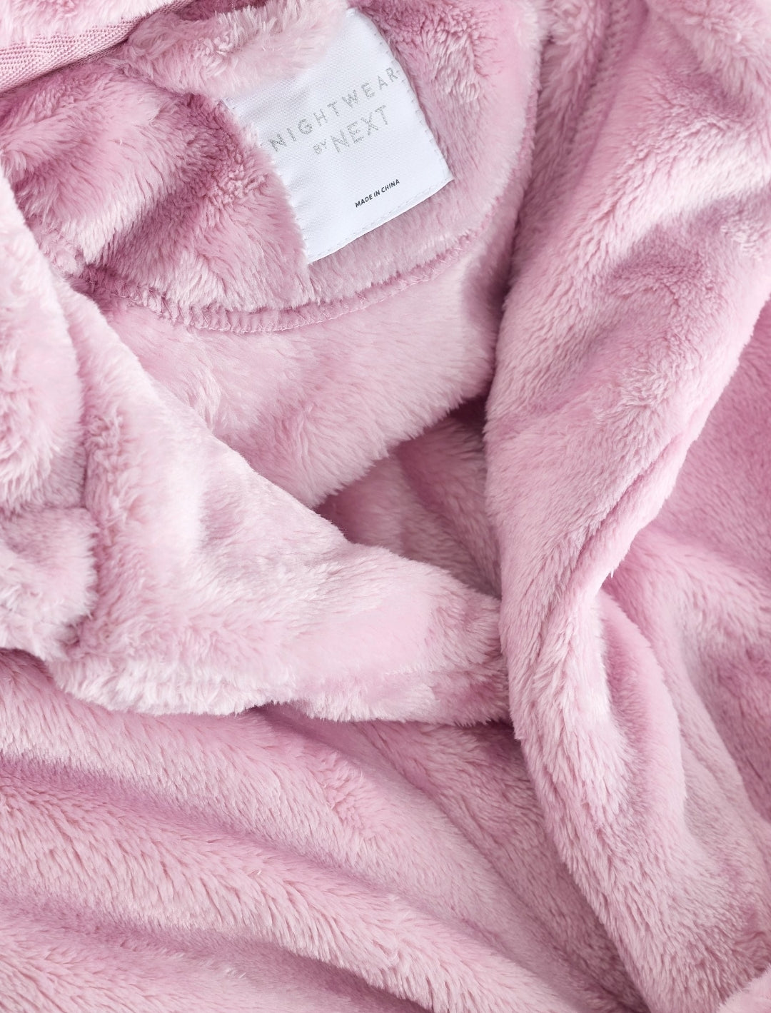 Pink Soft Touch Fleece Dressing Gown