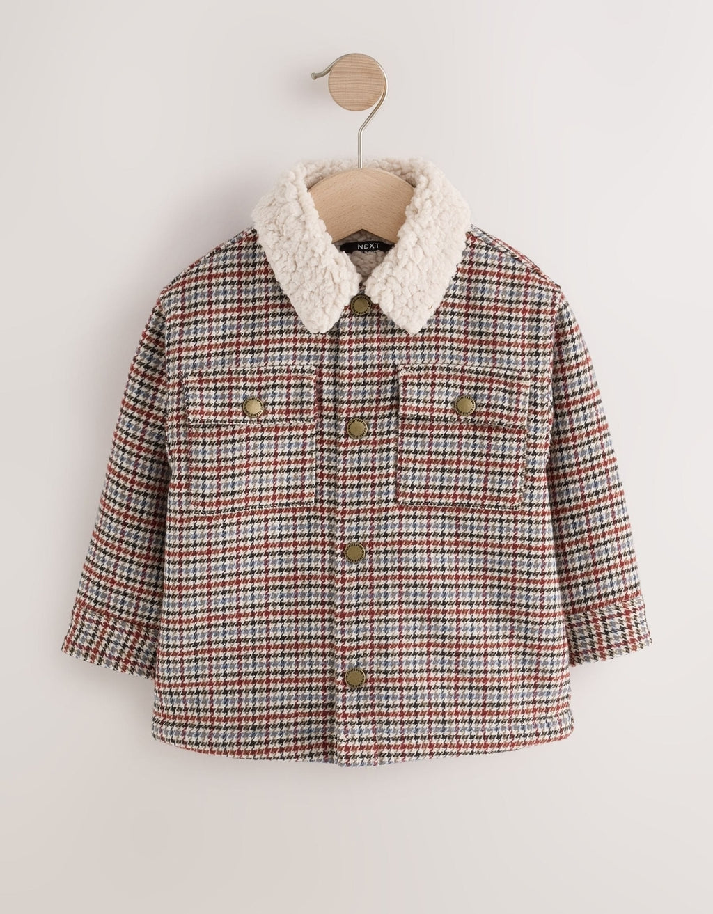 Heritage Check Borg Lined Shacket